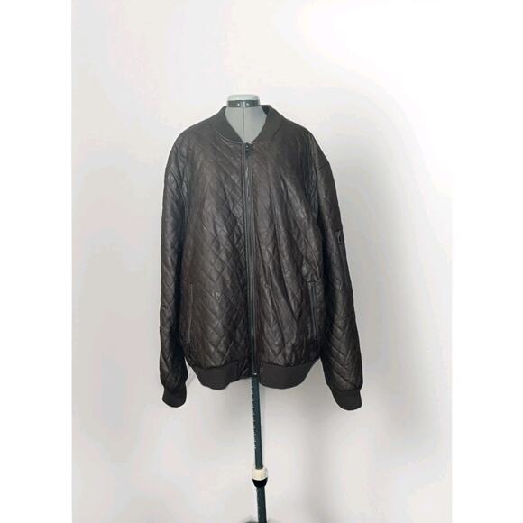 Paulo Solari Diamond Quilted Jacket Mens 3XL Water Repellant Zip - Picture 1 of 7